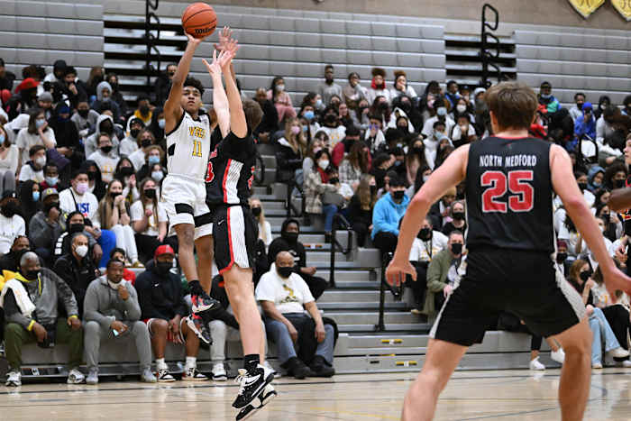 Roosevelt North Medford boys basketball Leon Neuschwander 50